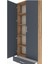 Arges Dolap 5 Raflı Tek Çekmeceli 2 Kapaklı 88X30X221 Çam-Antrasit 5