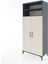 Hyperion Dolap 5 Raflı 2 Kapaklı 88X44X195 Antrasit-Aytaşı 3