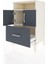Hyperion Komodin 2 Raflı Tek Çekmeceli 2 Kapaklı 60X44X96 Aytaşı-Antrasit 4