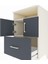 Hyperion Komodin 2 Raflı Tek Çekmeceli 2 Kapaklı 60X44X96 Aytaşı-Antrasit 5