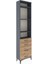 Arges Dolap 4 Raflı 4 Çekmeceli 60X30X243 Antrasit-Çam 2