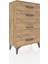 Arges Komodin 4 Çekmeceli 60X30X96 Çam-Çam 2