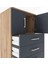 Hyperion Dolap Tek Raflı 8 Çekmeceli 2 Kapaklı 60X44X182 Çam-Antrasit 5