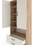 Hyperion Dolap 5 Raflı 2 Çekmeceli 2 Kapaklı 88X44X195 Çam-Aytaşı 5