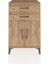 Hyperion Komodin Tek Raflı 2 Çekmeceli 2 Kapaklı 60X44X96 Çam-Çam 1
