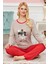Bayan Uzun Kollu Pijama Takımı Model No 7619 2