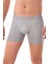 3 Adet Tutku Likralı Erkek Gri Boxer 0114 2