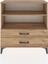 Arges Şifonyer 2 Raflı 2 Çekmeceli 88X30X96 Çam-Çam 1