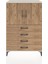 Hyperion Dolap 2 Raflı 4 Çekmeceli 2 Kapaklı 88X44X134 Aytaşı-Çam 1