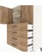 Hyperion Dolap 2 Raflı 4 Çekmeceli 2 Kapaklı 88X44X134 Aytaşı-Çam 5