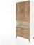 Hyperion Dolap 4 Raflı 2 Çekmeceli 2 Kapaklı 88X44X195 Aytaşı-Çam 3