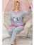 Bayan Uzun Kollu Pijama Takımı Model No 7588 2