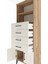 Arges Dolap 2 Raflı 4 Çekmeceli 2 Kapaklı 60X30X163 Çam-Aytaşı 5