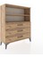 Arges Şifonyer 2 Raflı 3 Çekmeceli 88X30X106 Çam-Çam 2