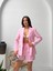 Pudra Pembe Şortlu Ceket Takım – 2'li 2