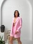 Pudra Pembe Şortlu Ceket Takım – 2'li 3
