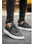 Saturn Premium Bağcıklı Erkek Sneaker Antrasit 2