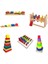 Ahşap Kavram Oyuncakları Puzzle Montessori Eğitim Seti 35 Adet 3