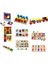 Ahşap Kavram Oyuncakları Puzzle Montessori Eğitim Seti 35 Adet 4