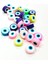 90 Adet 10 mm Polimer Kil Fimo Boncuk Takı Bileklik + 5 Metre Misina Hediye - Smile - Kalp - Nazar 4