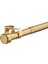 Bekrafta Perde Çubuğu Seti Pirinç Rengi 120-210 cm 28 mm 1