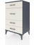 Hyperion Komodin 4 Çekmeceli 60X44X96 Antrasit-Aytaşı 3