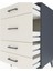 Hyperion Komodin 4 Çekmeceli 60X44X96 Antrasit-Aytaşı 5