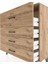 Arges Şifonyer 4 Çekmeceli 88X30X96 Çam-Çam 5