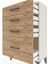 Arges Komodin 4 Çekmeceli 60X30X96 Aytaşı-Çam 5