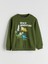 Yeni Sezon Bisiklet Yaka Baskılı Erkek Çocuk Sweatshirt 1