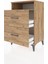 Hyperion Komodin Tek Raflı 2 Çekmeceli 60X44X96 Çam-Çam 4