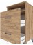 Hyperion Komodin Tek Raflı 2 Çekmeceli 60X44X96 Çam-Çam 5