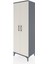 Hyperion Dolap 2 Raflı 2 Kapaklı Tek Askılı 60X44X182 Antrasit-Aytaşı 3