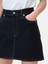 Kadın Lacivert Denim Mini Etek 3