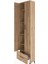 Arges Dolap 5 Raflı Tek Çekmeceli 2 Kapaklı 60X30X243 Çam-Çam 4