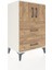 Hyperion Komodin Tek Raflı 2 Çekmeceli 2 Kapaklı 60X44X96 Aytaşı-Çam 2