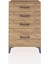 Arges Komodin 4 Çekmeceli 60X30X96 Çam-Çam 1