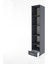 Hyperion Dolap 5 Raflı Tek Çekmeceli 44X44X221 Antrasit-Antrasit 4