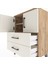 Arges Komodin 2 Raflı 2 Çekmeceli 2 Kapaklı 60X30X80 Çam-Aytaşı 5
