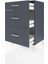 Hyperion Komodin 3 Çekmeceli 60X44X96 Antrasit-Antrasit 4