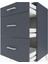 Hyperion Komodin 3 Çekmeceli 60X44X96 Antrasit-Antrasit 5