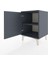 Hyperion Komodin Tek Raflı Tek Kapaklı 44X44X64 Antrasit-Antrasit 4