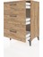 Hyperion Komodin 3 Çekmeceli 60X44X96 Çam-Çam 4