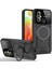 Xiaomi Redmi 12C Kılıf Joy Lens Standlı Kapak - Siyah - MKR027610-3391 1