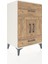 Hyperion Komodin Tek Raflı 2 Çekmeceli 2 Kapaklı 60X44X96 Aytaşı-Çam 2