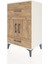 Hyperion Komodin Tek Raflı 2 Çekmeceli 2 Kapaklı 60X44X96 Aytaşı-Çam 3