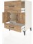 Hyperion Komodin Tek Raflı 2 Çekmeceli 2 Kapaklı 60X44X96 Aytaşı-Çam 4