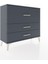 Arges Şifonyer 3 Çekmeceli 88X30X80 Antrasit-Antrasit 2