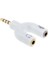 Ally 3.5 mm Kulaklık Mikrofon Çoklayıcı 3.5 mm Splitter DÖNÜŞTÜRÜCÜ-(1903) 1