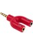 Ally 3.5 mm Kulaklık Mikrofon Çoklayıcı 3.5 mm Splitter DÖNÜŞTÜRÜCÜ-(1903) 2